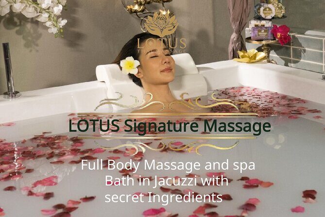 All Thai Aroma massage & Full SPA Treatments Therapy Programs - VIP Option: Onsen-Style Water Baths for Massage Services