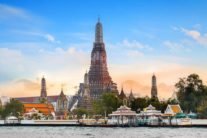Amazing Bangkok Tour with Grand Palace, Emerald Buddha & Wat Arun - Wat Arun by Boat Across the Chao Phraya River: The Temple of Dawn’s Khmer Pagoda