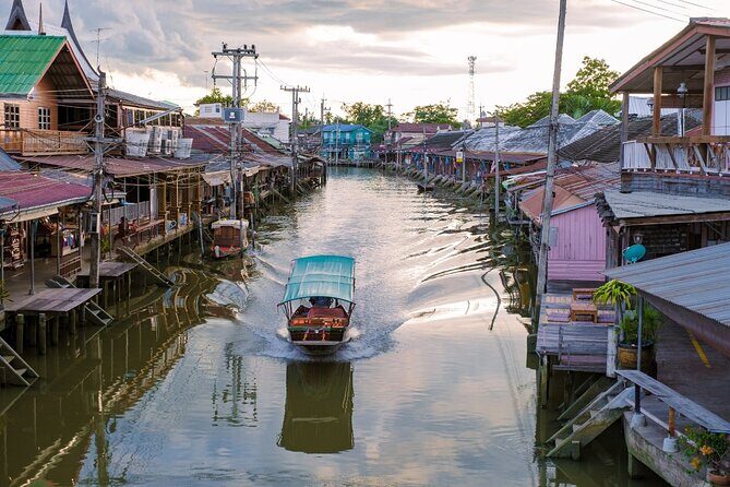 Amphawa Floating Market & Maeklong Railway Train Market Tour - Amphawa Floating Market: a canal market first, boats second