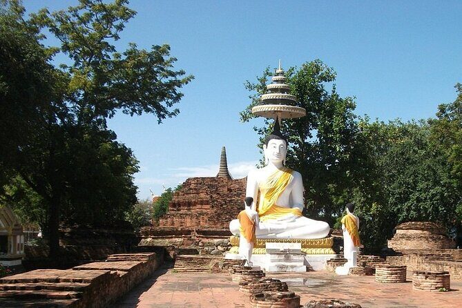 Ayutthaya Heritage Town Cultural Triangle Tour by ATV - Wat Samana Kottharam and Wat Kudi Dao: temple calm with details to notice