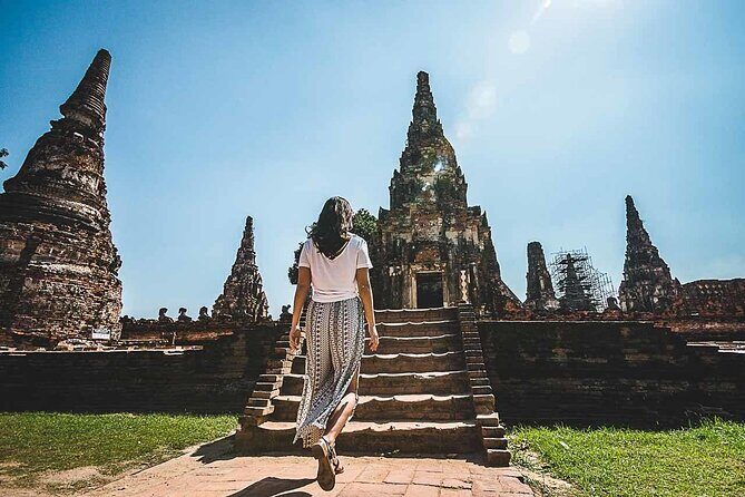 Ayutthaya Sunset Tour: UNESCO Temples & Peaceful River Cruise - What can go wrong: pickups, sound systems, and keeping up