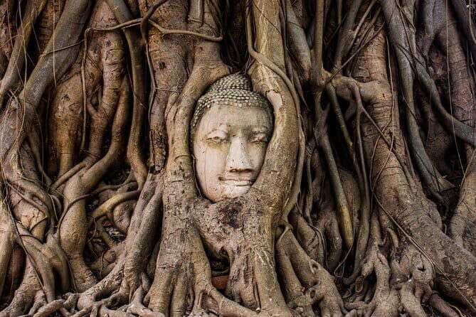 Bangkok Ayutthaya Temples and Boat Tour with Lunch - Wat Yai Chai Mongkol: stupa scale you can’t ignore
