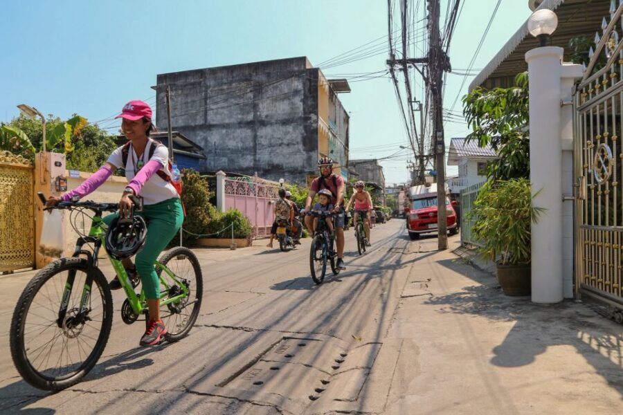 Bangkok: Bike and Canal Boat Tour with Lunch - More canal riding plus Wat Ko: stacking the small moments