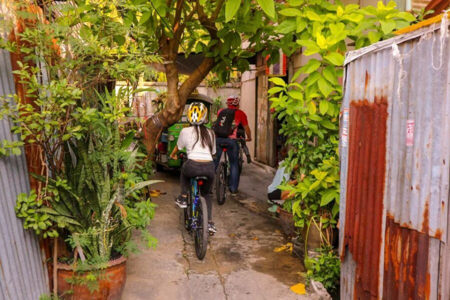 Bangkok: Bike and Canal Boat Tour with Lunch - Bangkok Yai long-tail boat ride: see canal life from the water
