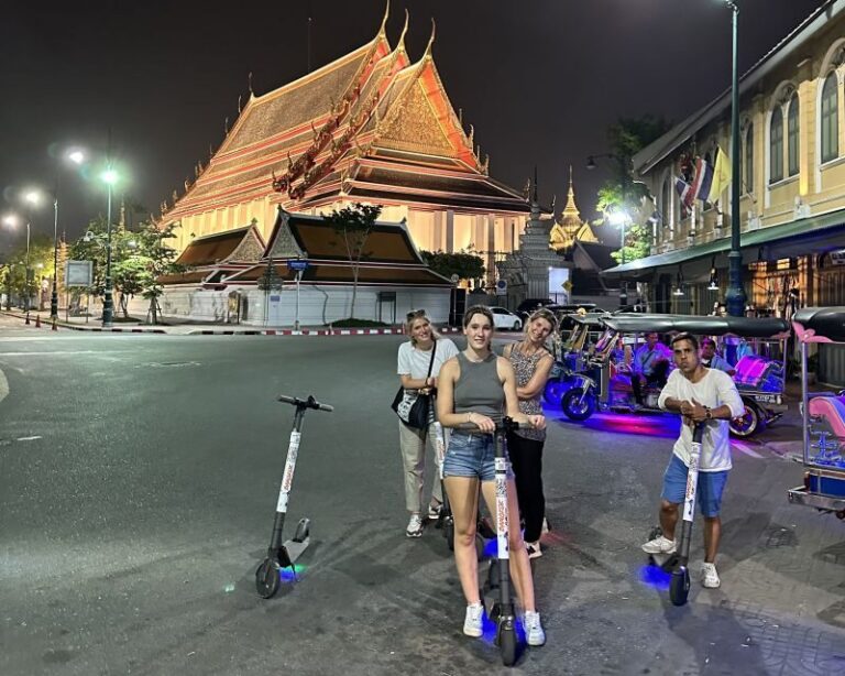 Bangkok By Night by Electric Scooter &/or Bike - Meeting near Khao San Road: simple start, easy unwind