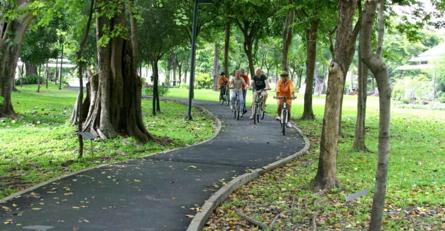 Bangkok: City Culture half-day Bike Tour - Meeting at Rama III and getting set up (before you hit the noise)