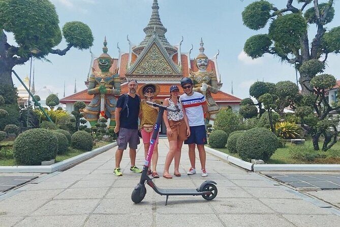 Bangkok Classic E-Scooter &/or Bike Trip - The Bridges and the Cross-River Story