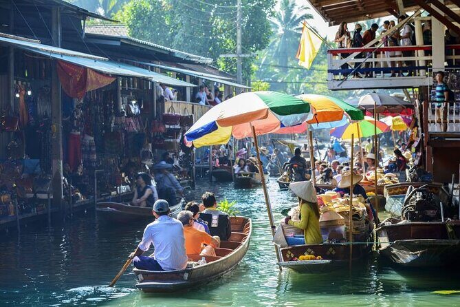 Bangkok Damnoen Saduak, Train Market, Mahanakhon Skywalk - Mae Klong Railway Market: Train Ride Energy Without the Guesswork