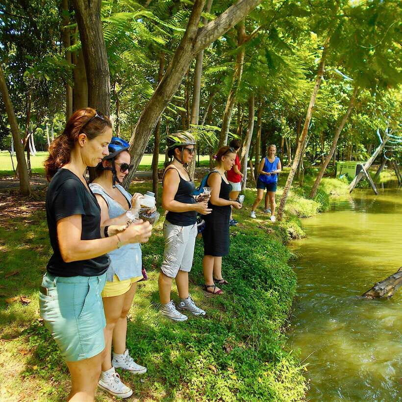 Bangkok green oasis guided bike tour with boat ride - Phra Pradaeng: the Lungs of Bangkok by bicycle