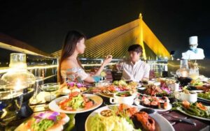 Bangkok: Luxury White Sunset or Dinner Cruise with Beer - What you’ll actually eat and drink onboard (and how to plan your expectations)