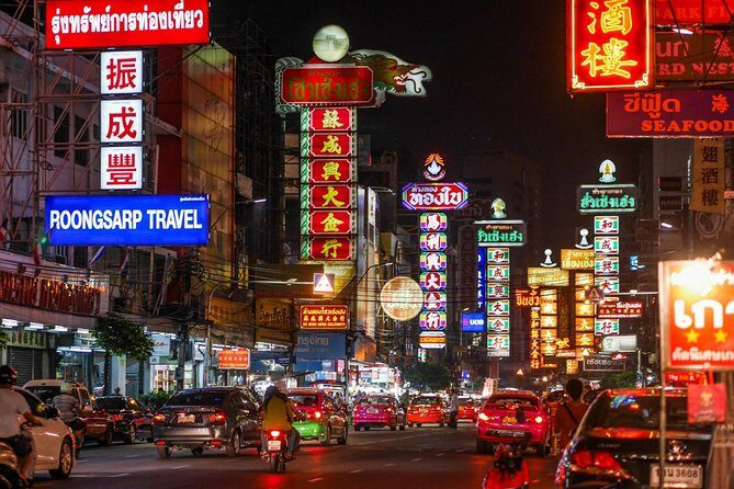 Bangkok: Magical Chinatown At Night With A Local Host - Entering Bangkok Chinatown after dark, with a host doing the heavy lifting