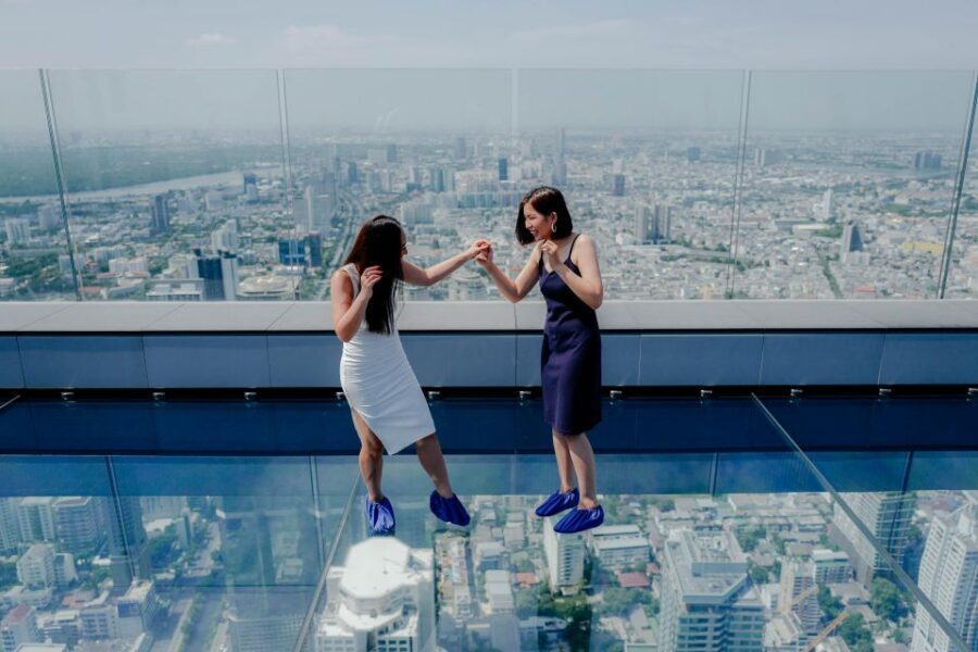 Bangkok: Mahanakhon SkyWalk Entry Ticket with Options - Floors 74 to 78: how the view rolls out in real time