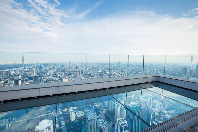 Bangkok Mahanakhon SkyWalk Entry ticket with Photo & Skyverse - Rooftop Terrace on the 78th: 360° Views When Weather Plays Nice