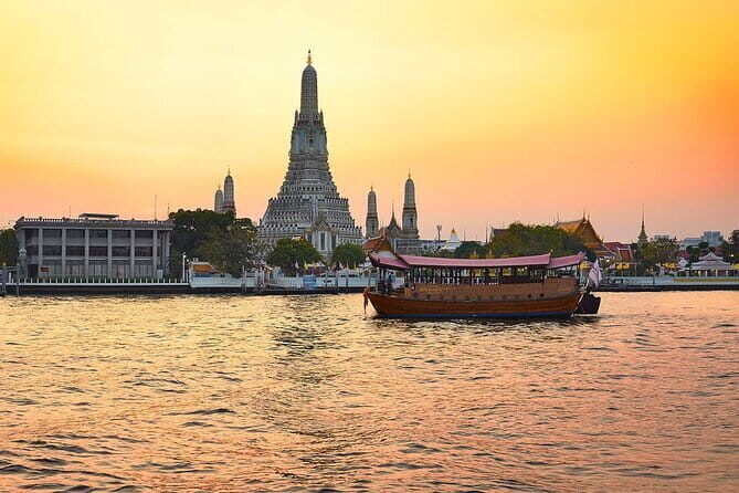 Bangkok Manohra Cruise Sunset Dining on Chao Phraya River - Manohra on the Chao Phraya: why a restored rice barge at sunset works