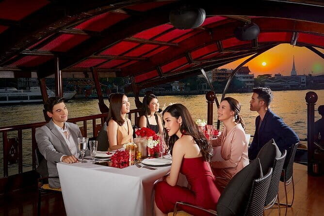 Bangkok Manohra Cruise Sunset Dining on Chao Phraya River - Your 2-hour route: from Taksin Bridge to Rama VIII Bridge