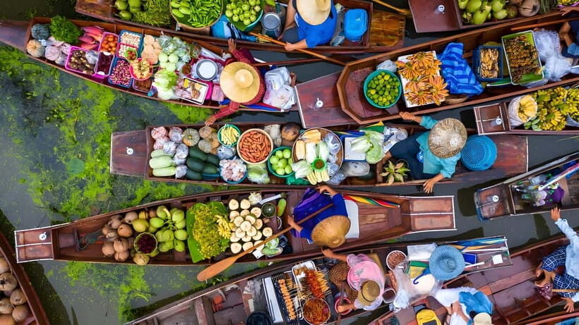 Bangkok: Railway, Floating Market & Chao Phraya Cruise Tour - A small-group day with hotel pickup