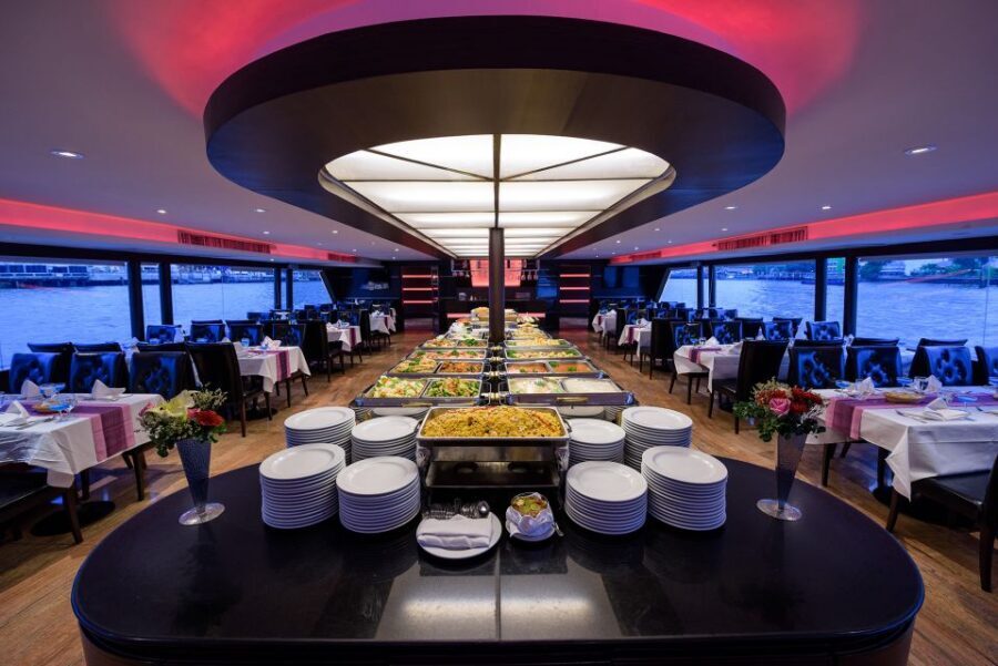 Bangkok: River Dinner Cruise on the Chao Phraya Princess - Dinner buffet: what you get (and what to expect from “gourmet”)