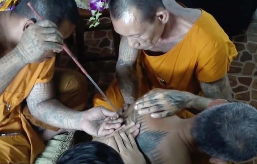 Bangkok: Sak Yant Thai Tattoo at Wat Bang Phra - The tattooing process: what to notice (and what to ask)