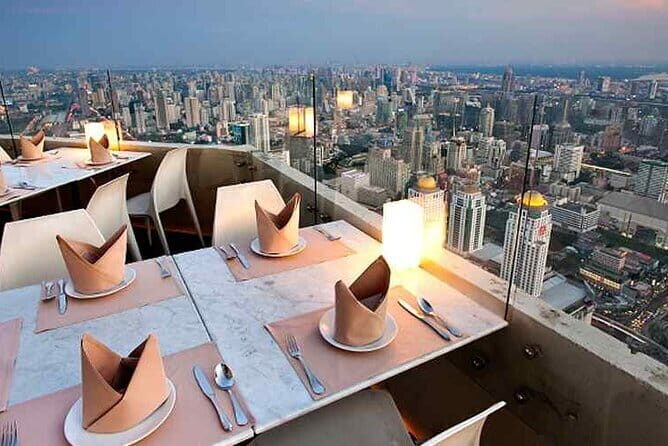 Bangkok Sky Buffet at Baiyoke Sky Admission Ticket - The skyline viewing: observation deck and rotating-style views