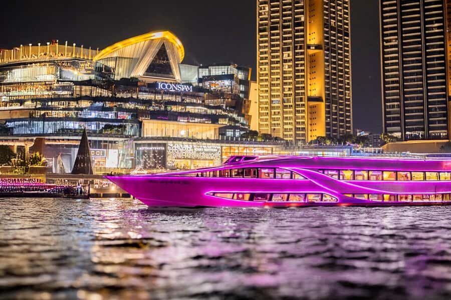 Bangkok: The Opulence Buffet Dinner Cruise with Live Band - 3 decks and where to sit for the best views