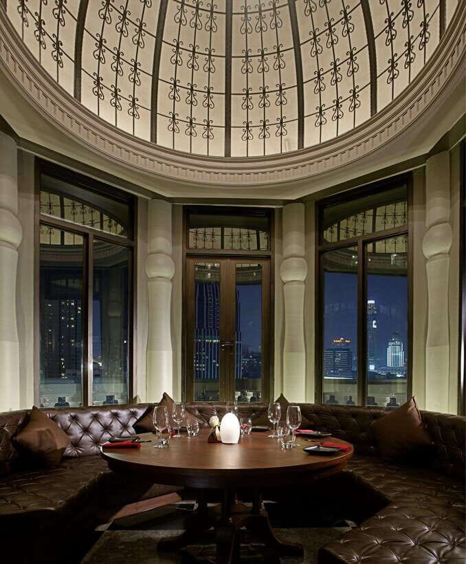 Bangkok: The Speakeasy Rooftop Bar At Hotel Muse - Upstairs at Hotel Muse: The Speakeasy mood and Bangkok skyline