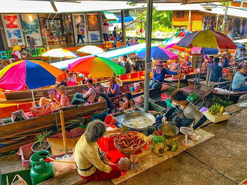 Bangkok: Train Market & Floating Market with Boat Ride - The Coach Ride Between Markets: Use It Wisely