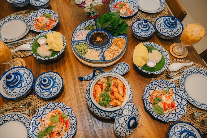 Bangkok Udomsuk Thai Cooking Class with local market tour - The Menu and Dessert Twist: New Every Day
