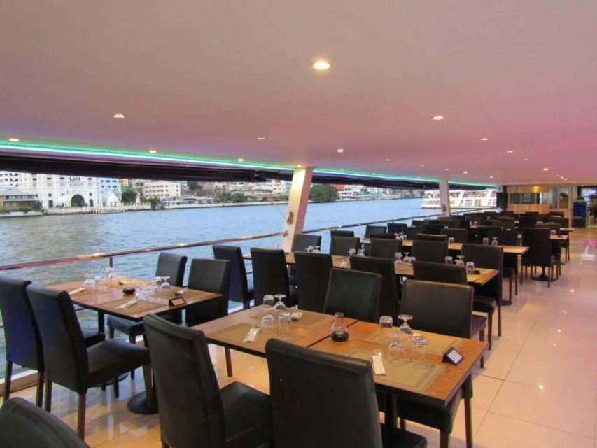 Bangkok: VELA Dinner Cruise Ticket - Views Down the Chao Phraya: Bangkok Skyline at Night