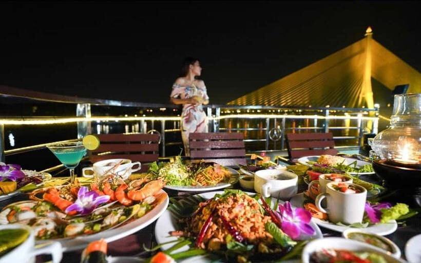 Bangkok: White Orchid Chao Phraya Cruise Free Flow Beer - Traditional Thai dance plus pop and jazz: the show flow on board