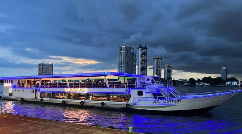 Bangkok: White Orchid Chao Phraya Cruise, Thai Buffet & Beer - Entertainment onboard: Thai dance, live music, and the 19:00 cabaret