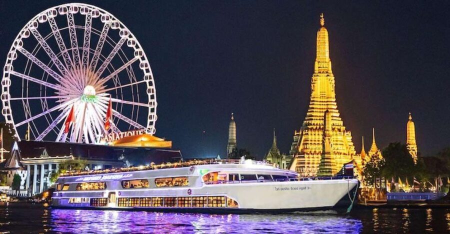 Bangkok: White Orchid Chao Phraya Dinner Cruise free Beer - How the White Orchid boat experience actually feels