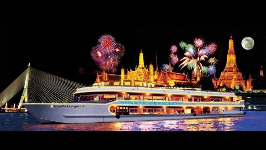 Bangkok: White Orchid Chao Phraya Dinner Cruise free Beer - Buffet dinner and free-flow beer: what to expect from the food