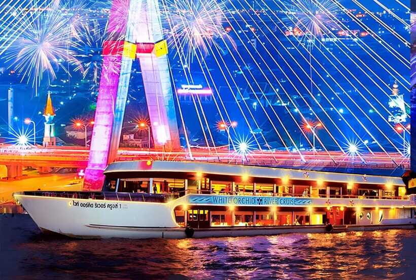 Bangkok: White Orchid Chao Phraya Dinner Cruise free Beer - Timing matters: which departure includes dance