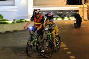 Bike Bangkok at Night with Thai Dinner - Meeting at Jamming Thailand and getting kitted out