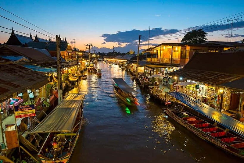 BKK: Damnoen Floating Market, Maeklong Rail & River Bridge - Amphawa or Damnoen floating-market time: boat rides and price reality