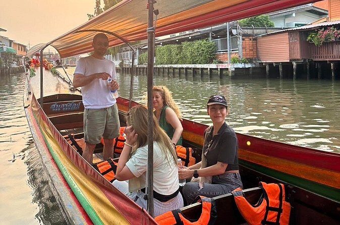 Discover Hidden Bangkok with Longtail Boat Tour - Big Buddha at Wat Paknam: a “from the water” moment