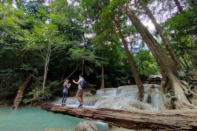 Erawan Waterfall and River Kwai Bridge Day Tour from Bangkok - Erawan Waterfall National Park: Swim, Trek, and Cool Down