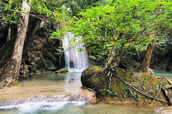 Erawan Waterfall and River Kwai Bridge Day Tour from Bangkok - Walking the River Kwai Bridge Area Like You Actually Have Time