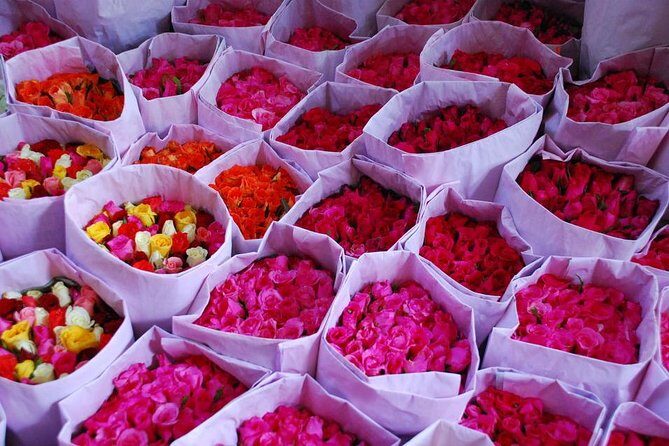 Floating Market - Train Market - Flower Market and China Town - Chinatown Bangkok + Pak Khlong Flower Talat: Gold Shops, Street Life, and Wholesale Blooms