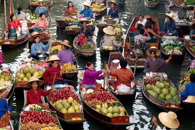 From Bangkok : Damneon Saduak Floating Market & Erawan Waterfall - Guide power + small group size: why care shows up on this itinerary