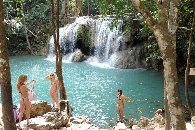 From Bangkok : Damneon Saduak Floating Market & Erawan Waterfall - Erawan Waterfall in Kanchanaburi: how to make the most of 1 hour