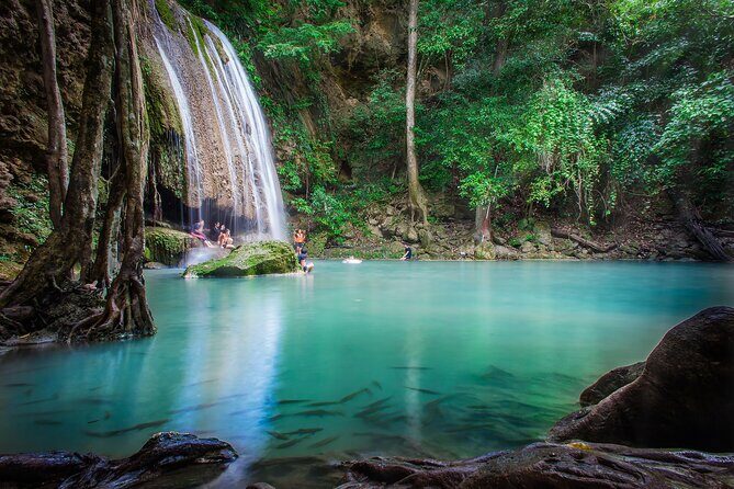 Glamping in Kanchanaburi and Erawan Falls 2 days/1 night - Key highlights at a glance