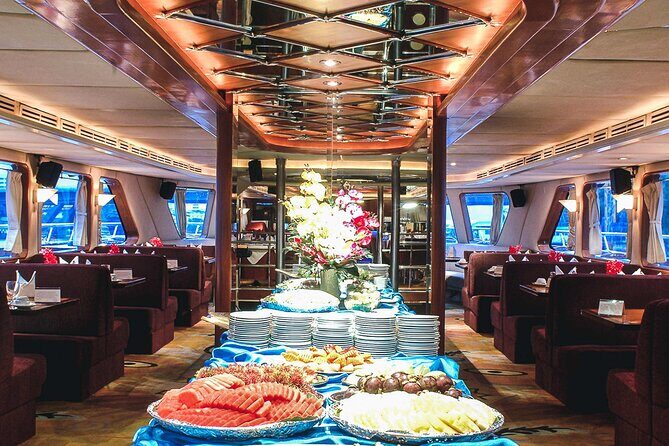Grand Pearl: Luxury Dinner Cruise with Live Entertainment - The Buffet Dinner: Thai + International Food, Plus Drink Rules