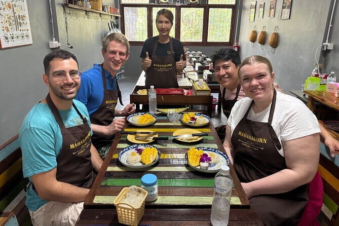 Hands-On Thai Cooking Class Bangkok with Local Chef (Small Group) - Soup, curry, noodles, and sweet: what the four courses look like