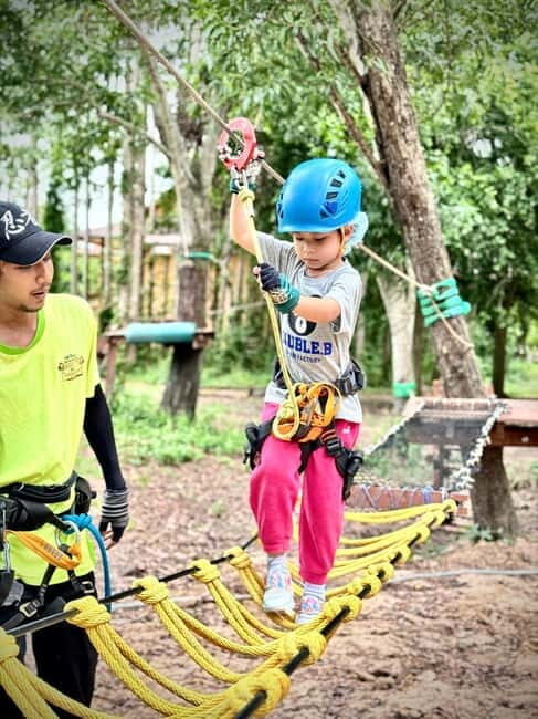 Hua Hin Tree Top Zipline Adventure and Canopy Rope Challenge - Instructors, Equipment, and the Pace of the Day