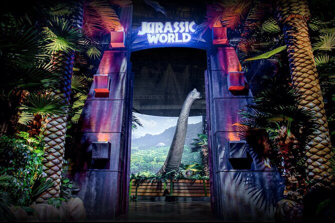 Jurassic World Bangkok– The Experience (Include Timeslots) - Optional night plans at Asiatique: White Orchid Dinner Cruise and Calypso Cabaret