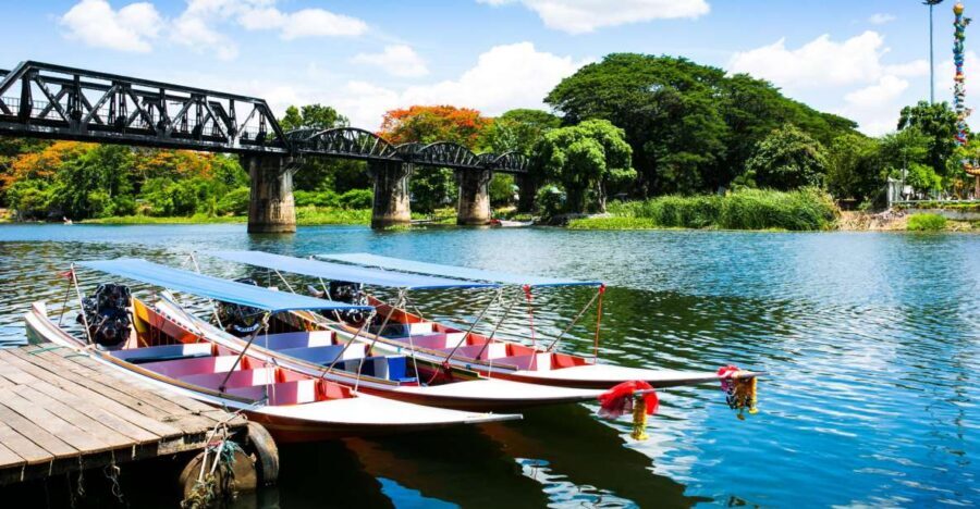 Kanchanaburi: Erawan Waterfall & Train Full-Day Tour - Erawan National Park and the 7-Tier Waterfall Run