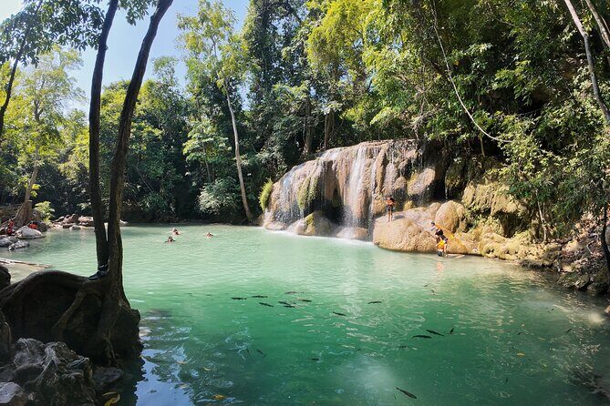 Kanchanaburi Tour: Erawan Waterfall and Death Railway - Meet at Paddle More Thailand: why the 8:00 start helps