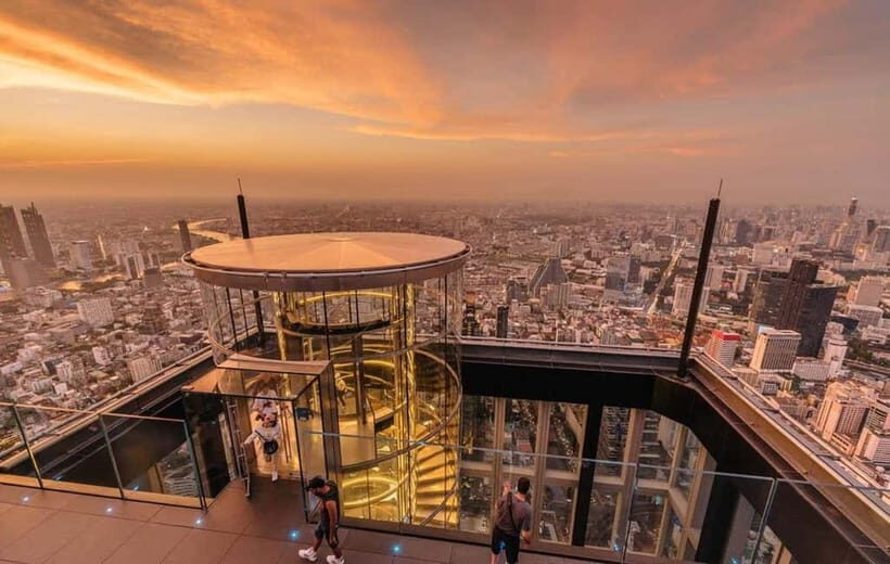 Mahanakhon SkyWalk Entry Ticket - The 74th Floor Jump-Start: Elevator Ride and Video Landmarks
