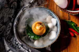 Manohra Cruise Luxury Dining - The Set Menu: Mango Sticky Rice, Wagyu, and Park Nahm Seafood